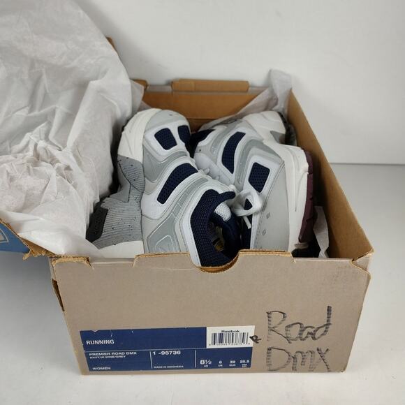 Vintage Deadstock Reebok Premier Road DMX retro Y2K running shoes womens 8.5 - Picture 9 of 10